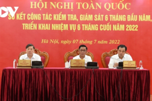 Ủy ban Kiểm tra Trung ương: sơ kết công tác kiểm tra, giám sát 6 tháng đầu năm, triển khai nhiệm vụ 6 tháng cuối năm 2022
