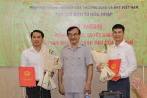 Ông Nguyễn Thành Đoàn và ông Phạm Tiến Thành được bổ nhiệm Phó Tổng biên tập Tạp chí điện tử Hòa nhập