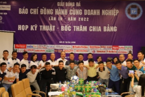 Khởi động giải bóng đá “Báo chí đồng hành cùng Doanh nghiệp” lần IV năm 2022
