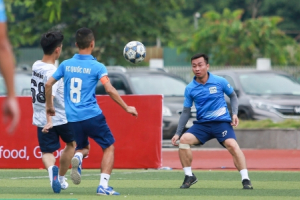 Vòng 1: Trận đấu giữa FC Quốc Oai và FC Vinland