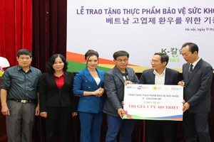 Gần 1,5 tỷ đồng được trao tặng đến Hội nạn nhân chất độc da cam/Dioxin TP Hà Nội