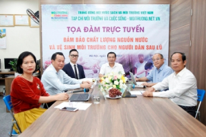 Tọa đàm trực tuyến: “Đảm bảo chất lượng nguồn nước và vệ sinh môi trường cho người dân sau lũ”