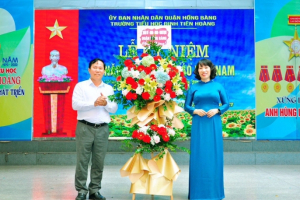 Trường Tiểu học Đinh Tiên Hoàng Hải Phòng kỷ niệm 40 năm ngày Nhà giáo Việt Nam