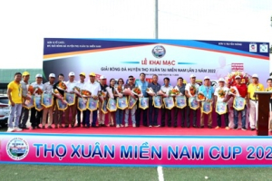 Khai mạc giải bóng đá Thọ Xuân tại miền Nam lần 3, hứa hẹn những ngày tranh tài sôi nổi