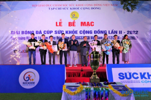 Giải bóng đá Cúp Sức khỏe cộng đồng lần thứ II - 2022 thành công rực rỡ
