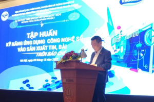 Tập huấn nâng cao kỹ năng ứng dụng công nghệ số vào xuất bản báo chí
