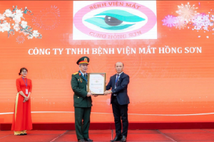 Bệnh viện mắt Hồng Sơn được vinh danh Top 10 Thương hiệu uy tín hàng đầu Đông Nam Á
