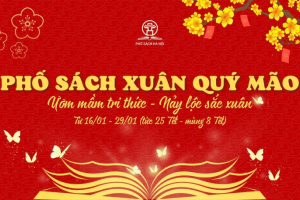 Phố sách Xuân Quý Mão 2023: Ươm mầm tri thức - Nảy lộc sắc xuân