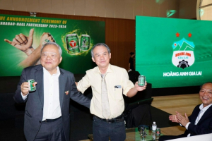 Lễ công bố Carabao là nhà tài trợ chính CLB HAGL mùa giải 2023 - 2024