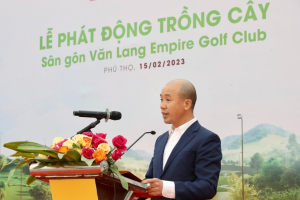 Phát động trồng cây phủ xanh 16 ha dự án sân golf tại tỉnh Phú Thọ