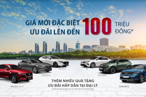 THACO AUTO công bố giá bán mới và tăng ưu đãi cho các dòng xe Kia và Mazda