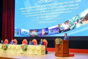 Thủ tướng Phạm Minh Chính làm việc với Ban Thường vụ Tỉnh ủy Hòa Bình 