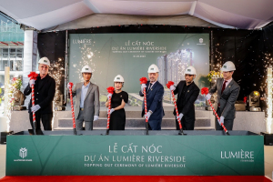 Masterise Homes chính thức cất nóc dự án LUMIÈRE riverside