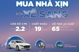 Mua căn hộ 3 phòng ngủ giá nhỉnh hơn 2 tỷ đã không còn là bài toán khó