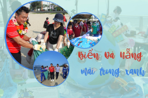 Gần 600 tình nguyện viên hưởng ứng Ngày hội môi trường - “Biển Đà Nẵng mãi trong xanh”