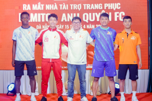 Ra mắt nhà tài trợ trang phục thi đấu mới của Kamito cho đội bóng Anh Quyên FC