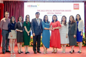 HDBank tiếp tục nhận giải thưởng chất lượng thanh toán quốc tế xuất sắc