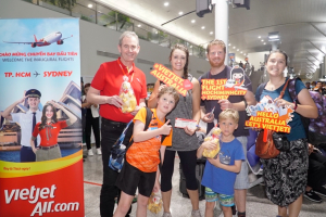 Toàn quyền Úc chúc mừng các đường bay thẳng của Vietjet đến Melbourne, Sydney, Brisbane