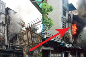 Phát hiện 4 bà cháu trong đám cháy tại Hà Đông