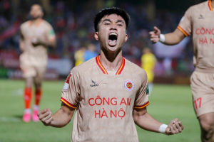 Vòng 9 Night Wolf V.League 2023: Công an Hà Nội ngược dòng trong trận cầu đầy tranh cãi 