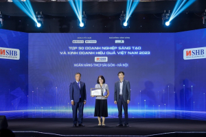SHB lọt Top 50 doanh nghiệp sáng tạo và kinh doanh hiệu quả 