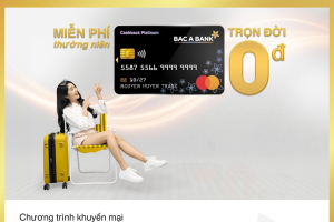 Bac A Bank miễn nhiều loại phí dành cho chủ thẻ tín dụng quốc tế