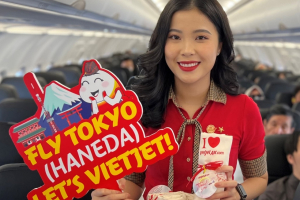 Khai trương đường bay mới TP. Hồ Chí Minh – Tokyo (Haneda), thêm lựa chọn bay thẳng đến Nhật Bản cùng Vietjet