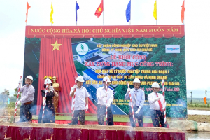 Cao su Chư Sê: Khởi công dự án xử lý nước thải Khu Công nghiệp Nam Pleiku   