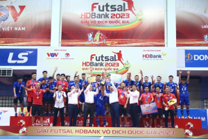 Thay đổi “lịch sử” giải Futsal VĐQG, Giải Futsal HDBank 2023 khép lại thành công rực