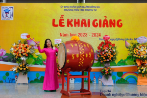 Trường Tiểu học Trung Tự hân hoan chào đón năm học mới 2023 - 2024