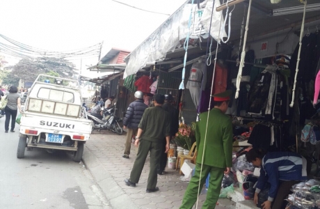 Công an Phường Đại Kim:  Tăng cường công tác đảm bảo trật tự văn minh đô thị