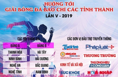 Hướng tới Giải bóng đá Báo chí các tỉnh thành lần thứ V - 2019