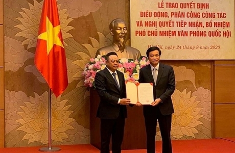 Bổ nhiệm ông Trần Sỹ Thanh giữ chức Phó Chủ nhiệm Văn phòng Quốc hội