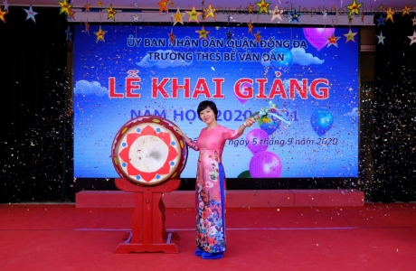 Trường THCS Bế Văn Đàn (Đống Đa – Hà Nội) đón chào năm học mới 2020 – 2021 