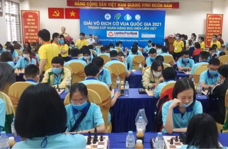 Chính thức khai mạc Giải cờ vua vô địch quốc gia Cúp LienVietPostbank 2021
