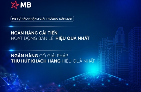 MB ‘thắng lớn’ loạt giải thưởng trong nước và quốc tế 