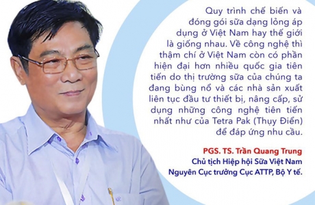 Sữa dạng lỏng đóng hộp là thực phẩm tiện lợi