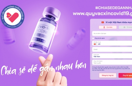 Sáng kiến lập Quỹ Vaccine của Việt Nam là ý tưởng nhân văn