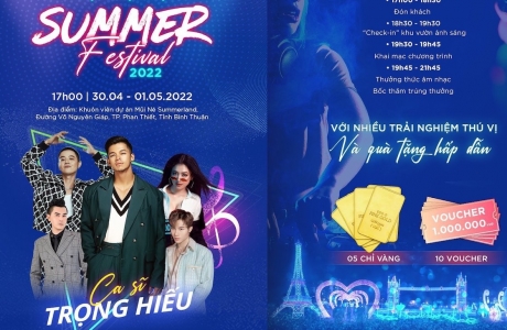 Hưng Lộc Phát tổ chức đêm đại tiệc âm nhạc “Summer Festival 2022” trong dịp lễ 30/4 và 1/5
