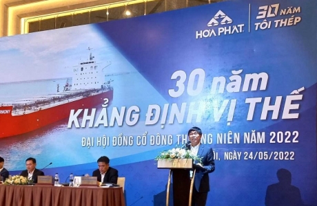 Chủ tịch Hòa Phát kiên quyết chia cổ tức tiền mặt 5%, tập đoàn cần rất nhiều tiền đầu tư 