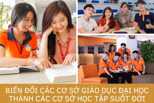 Biến đổi các cơ sở giáo dục đại học thành các cơ sở học tập suốt đời
