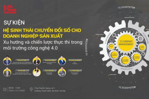 “Hệ sinh thái chuyển đổi số cho doanh nghiệp sản xuất - xu hướng và chiến lược thực thi trong môi trường công nghệ 4.0”