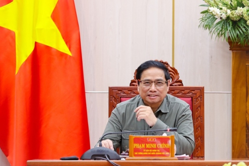 Thủ tướng Phạm Minh Chính làm việc với lãnh đạo chủ chốt tỉnh Quảng Ngãi