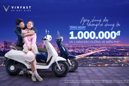  Valentine 2023: “Ngày chung đôi - đường về chung lối” cùng xe máy điện VinFast