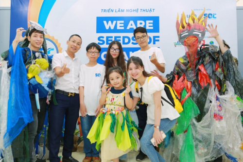 Bảo vệ môi trường qua lăng kính của các hoạ sĩ nhí được gửi gắm tại triển lãm “We are seeds of change” 