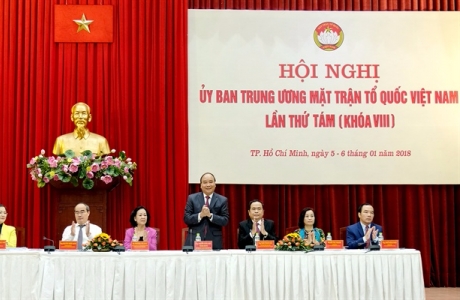 Thủ tướng Chính phủ dự Hội nghị Ủy ban Trung ương Mặt trận Tổ quốc Việt Nam lần thứ 8