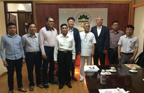 HIỆP HỘI DOANH NGHIỆP NHỎ VÀ VỪA NGÀNH NGHỀ NÔNG THÔN VIỆT NAM LÀM VIỆC VỚI  VIỆN NGHIÊN CỨU MÔI TRƯỜNG  HÀN QUỐC