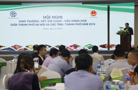 Hội nghị giao thương, kết nối cung cầu hàng hóa giữa Hà Nội và các tỉnh, thành
