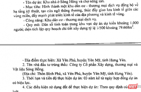 Hưng Yên chỉ định nhà đầu tư thực hiện dự án Khu nhà ở Sông Hồng không ngoài dự kiến