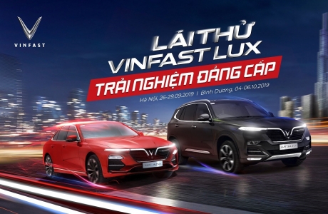 VINFAST tổ chức chương trình lái thử xe Lux cùng chuyên gia Quốc tế 